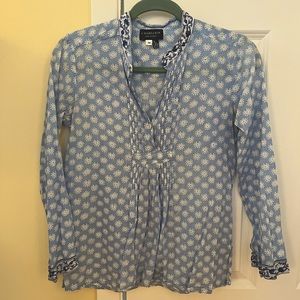 Blue Henley Top︱L’Habilleur